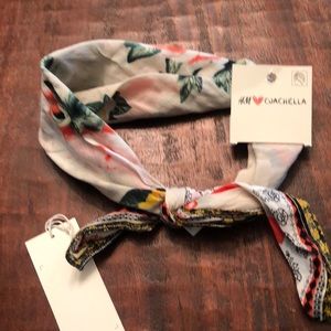 Floral print bandanna